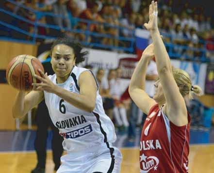 www.sport.sk BASKETBAL 31 Američanka KRISTI TOLIVEROVÁ si užívala pôsobenie v drese basketbalistiek Slovenska Odišla spokojná, svoju misiu splnila O basketbalistke Kristi Toliverovej (narodenej 27. 1.