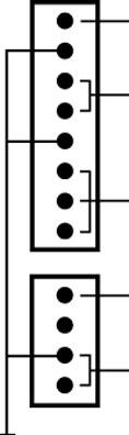 RF-ingång med 75 Ω slutmotstånd.