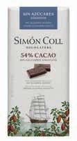 1411051 Mjölkchoklad Simón Coll 32% 1x85g / 10x85g