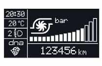 Om man tar ut tändningsnyckeln ur tändlåset och öppnar eller stänger en dörr, visar displayen totalt antal körda kilometer (eller miles) under några sekunder.
