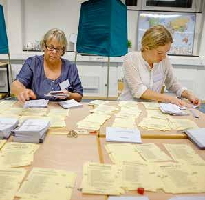 I de andra två valen är det många fler som får rösta. Du behöver inte vara svensk medborgare för att rösta i valen till kommun och landsting.