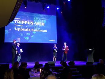 Välkommen till Uppsala Prisutdelning Trippus awards 8 februari 2018 Uppsala kommuns webbplats för SKNT konferensen utsågs till Årets webb på Trippus awards. Webben är enkel och informativ.
