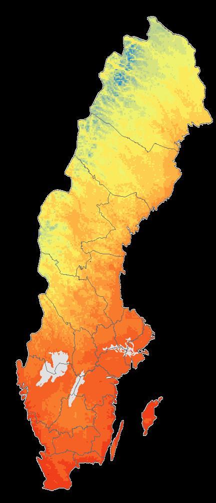 Statistik Modellerna ger tidsserier av meteorologiska och hydrologiska data.