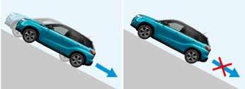 RADAR BRAKE SUPPORT (RBS) Standard 4x4 och Vitara S Nya Vitara är utrustad med Autobroms (Radar Brake Support) som vid lägre hastigheter kan förhindra kollision, eller minska skadorna i händelse av