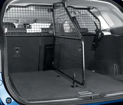 Bagagehanteringssystem Fästs i skenorna i bagagerumsgolvet och hjälper dig att säkra lasten.