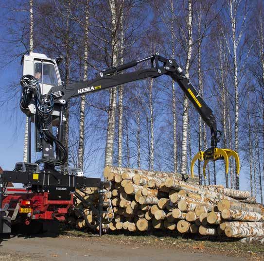 Änddämpade rörelser KESLA-kranarnas sväng, utskjut och hyttlyft Tillverkad av kvalitetsmaterial KESLA protect ytbehandling Ytbehandlingslinjen i vår fabrik använder Vidvinkelled Vidvinkelleden