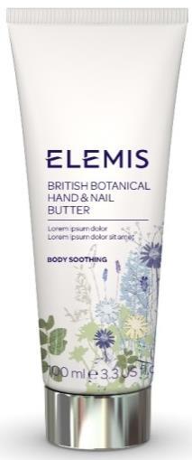 Body Soothing British Botanical Hand & Nail Butter Ref: 2250862 Denna lyxigt återfuktande handkräm utnyttjar kraftpaketet av ingredienser som odlas på den idylliska engelska landsbygden.