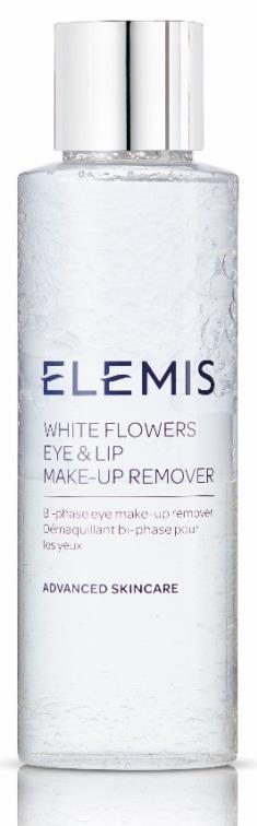 White Flowers Eye & Lip Make-Up Remover Ref: 2200169 En mild två-fas makeup remover som omedelbart avlägsnar ögon- och läppmakeup samt även vattenfast mascara.