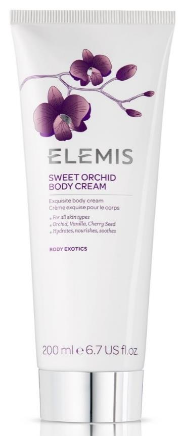 Body Exotics Sweet Orchid Body Cream Ref: 2250845 En ljuvlig kroppskräm doftsatt med inslag av japansk orkidé, söt vanilj, aromatisk sandelträd och uppfriskande citrus.