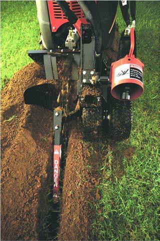 4.2 Maskiner Maskiner finns som är specialanpassade med aggregat för fräsgrävning. Aggregat finns även för montering på grävmaskin eller traktorgrävare.