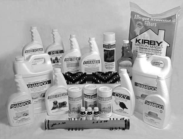KIRBY HEMVÅRDSPRODUKTER PRODUKTER FÖR HÅRDA YTOR Citrus Split limborttagare Tar bort etiketter och klibbiga rester. Rengöringsmedel för hårda golv Tar skonsamt bort smuts och fett från hårda golvytor.