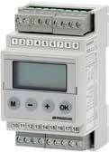 Om matningsspänning är DC fungerar enbart 0 10V utgångarna och Modbus. 3 x Pt1000 eller 2 x Pt1000 + 1 x potentiometer 1 x 0 10 V/digital 4 x 0.