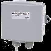 CO₂ TRANSMITTRAR HDU, transmitter för mätning av CO₂ -koncentrationen i garage och parkeringshallar (OBS! Ej UV-beständig kapsling).