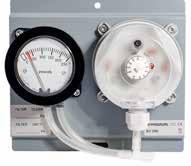 FILTERVAKTER SV filtervakter är designade för filterövervakning i luftbehandlinssystem för luft och icke brandfarliga gaser. Till filtervakterna ingår tryckmätare och differenstryckskontakt.
