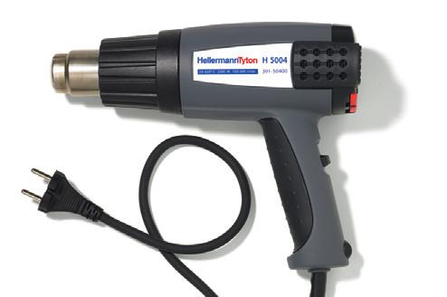 och 500 l/min) H5002 - Den lätta och kompakta varmluftspistolen. Lokalt ordernr Luftmängd l/min Temp. område Standby Temp C Effekt H5002 H5002 300-500 +100 C till +600 C 50 C 2.