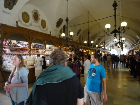 Man kunde besöka marknaden som låg på