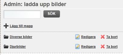 Det innebär alltså att de andra webbplatserna du markerar får tillgång till bilderna i mappen. I efterhand kan du ändra eller ta bort mappar.