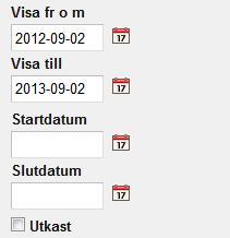 Artikel ska vara valt som sökvillkor För att det även ska fungera på andra hållet, det vill säga att artikeln ska visas när man står på katalogpostsidan ska systemadministratören ha lagt in portleten