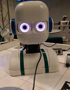 2.3 Epi and the Ikaros system The robot most commonly employed in interaction studies at Lunds University Robot Group is Epi (Fig.5).