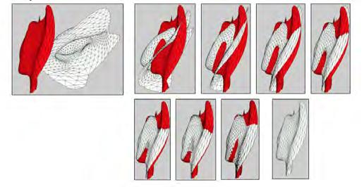 The blank parts of the point cloud is where the sight was blocked by objects. Source: http : //www.cs.technion.ac.il/ cs236329/tutorials/icp.pdf clouds.