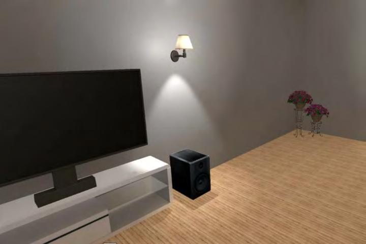 These scenarios were described orally together with instructions about gestures for selecting or controlling the objects (for a description of the interactive possibilities and the performed