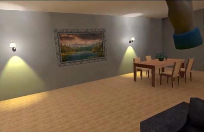 The chosen interactive patterns (looking, speaking, pointing, lifting hands and manipulating) and the smart IoT-objects (tv, lamps and pot plants) have mainly derived from the outcomes of the