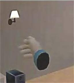 plants in the actual VR environment) this function only provides feedback and report object status. For turning on or off IoT-objects, the user can mainly use pointing or speech together with gaze.