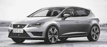 www.sport.sk MOTORIZMUS 33 Prichádza Seat Leon Cupra Nová Mazda 2 odhalená Nový Seat Leon Cupra dostal balík aerodynamických doplnkov karosérie a čierne interiérové dekorácie.