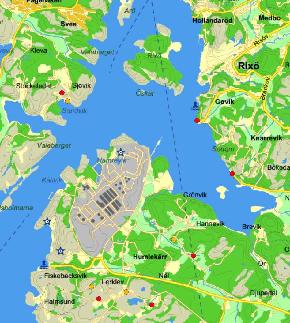 4.3 BULLER 4.3.1 BULLERMÄTNINGAR OCH FÖRBÄTTRINGAR UNDER ÅRET Nya kontrollpunkter, som ligger utanför gällande detaljplanegräns, har framtagits.