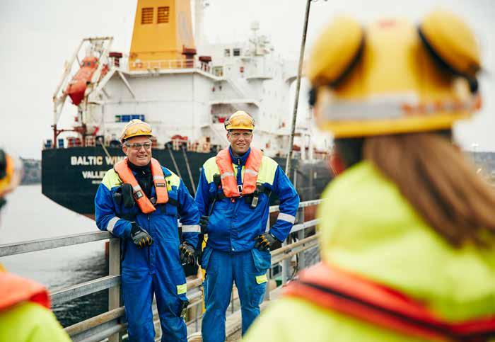 4.7.2 UTFÖRDA UNDERSÖKNINGAR OCH FÖRBÄTTRINGAR UNDER ÅRET Ett arbete med att förbättra avfallshanteringen i hamnen påbörjades 2008.
