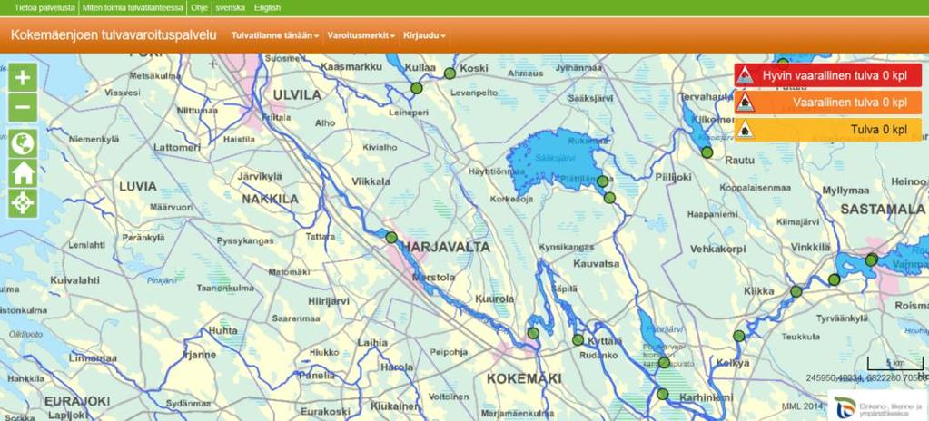 fi I enkäten om översvämningar som skickades till invånarna i Lappfjärds ås avrinningsområde ansåg 60 % av de svarande att det är viktigt eller ganska viktigt att få översvämningsvarningar till