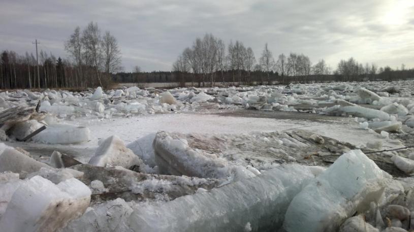 grund av isproppar som ställvis orsakade exceptionellt höga vattenstånd. Problematiska isproppar förekom bl.a. i Storå, Bötom och Kristinestad.