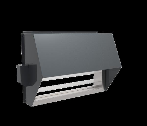 Air Inlet(AUi) Series : accessoires Air Outlet (AUe) Series : accessoires AIR INLET WITH PROTECTION GRILL - AUi The inlet air section is secured by means of screws to the air handling unit s duct