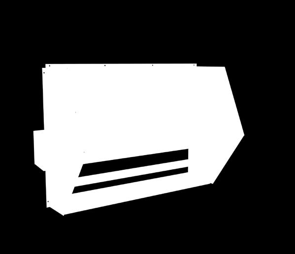 Short-circuit of rejected air is avoided when using the AUe / AUi combination.