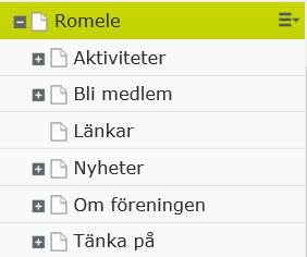 Börja med att öppna upp Navigeringsträdet i EPIserver 2.