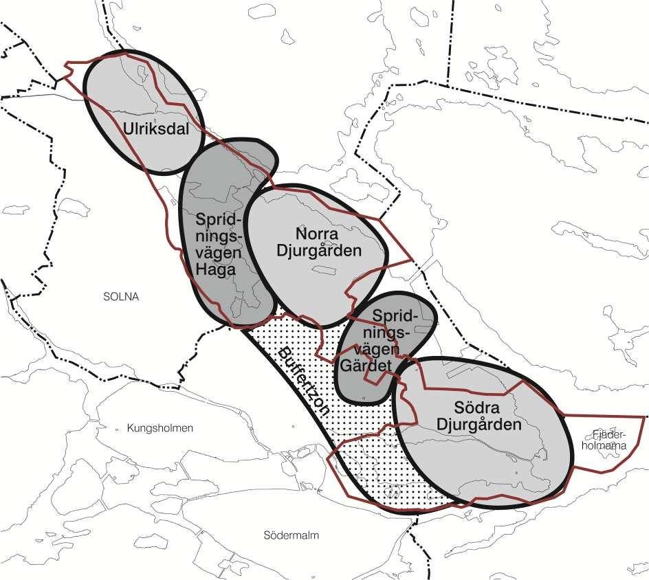 SID 6 (13) Tidigare ställningstaganden Regionplan Enligt den regionala utvecklingsplanen, RUFS 2010, ska natur-, kultur- och rekreationsvärden i mark- och vattenlandskapet säkras och utvecklas.