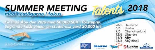 Strt : Bnkod b Uttgningslopp Summer Meeting Tlents -årig oh äldre högst. kr, körd v B-C- D-E- eller F- liensinnehvre. m. Autostrt. Pris:.-.-9.-.-.-.-.-. ( priser) Hederspris till segrnde hästs körsven oh ägre.