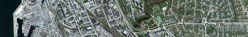 Exempel på utvecklingsmöjligheter Behov av säker passage Sydhamnsgatan Princip för koppling av gröna stråk.