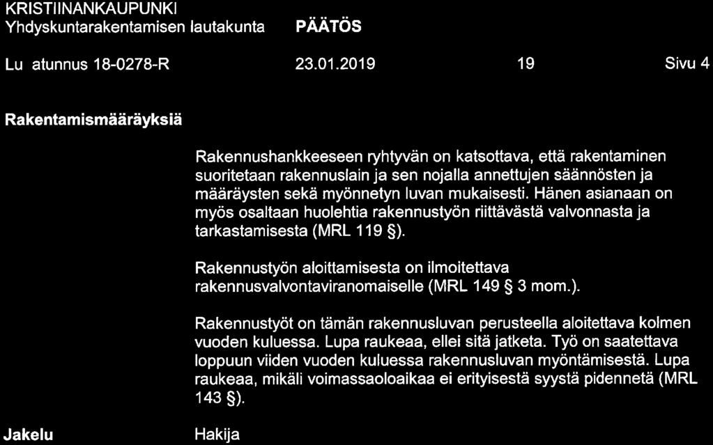 19, SMH17 23.1.2019 17:00 / Pykälän