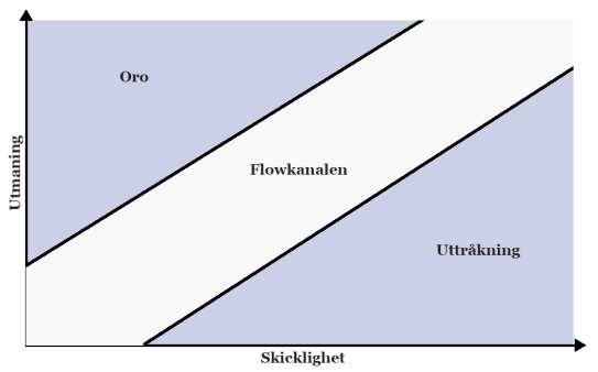beskrivs inom flow-teorin. GameFlow-modellen inför dessutom social interaktion som komponent i flow i och med det att spelare interagerar med varandra i onlinespel (Sweetser & Wyeth, 20