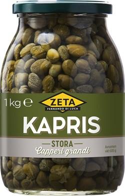 Uppgiftslämnare: Di Luca & Di Luca AB Varumärke: Zeta Leverantörens artikelnummer: 5293 Förpackningsstorlek: 1 kg Produktinformation Ingrediensförteckning: Stora kapris, vatten, vinäger, havssalt.