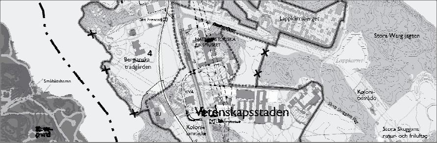 9 (16) genhet är avsikten inte att helt förhindra förändringar. Inte heller förekomsten av dessa bebyggelsegrupper bör medföra att förslagets indelning ändras.