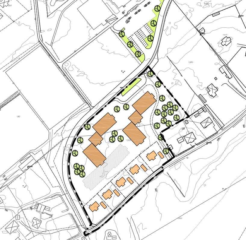 3 (6) 1 ORIENTERING Härryda kommun ska upprätta en ny detaljplan för fastigheten Hindås 1:124. På fastigheten planeras en skola om 2 3 våningar samt småhustomter.
