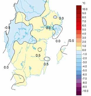 Väder i juli 2015 Avvikelse medeltemperatur juli månad