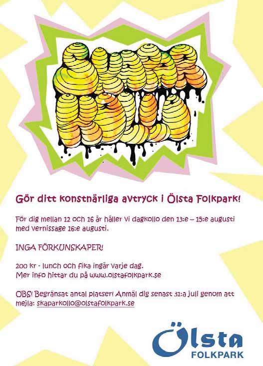 SOMMARENS STORA AUKTION Ölsta Folketspark Färentuna Sön 29 juni kl 15.00 