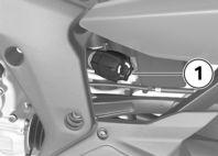 Speglar Ställa in speglar Fjäderförspänning Inställning Fjäderförspänningen i bakhjulet måste anpassas till motorcykelns belastning.