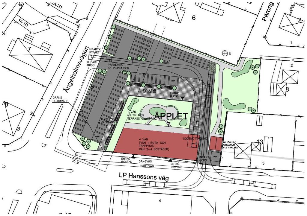 PM TRAFIKANALYS FÖR DETALJPLAN ÄPPLET 7 Stockholm-Globen 2017-09-25 WSP Sverige AB WSP Analys & Strategi 121 88