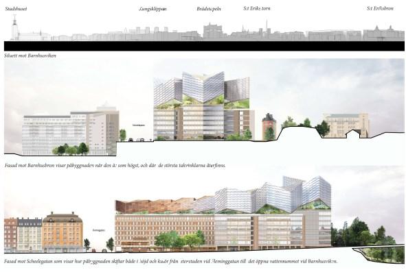 Sida 3 (7) Aktuellt planförslag Det nu aktuella planförslaget är helt väsensskilt från det tidigare men stadsbyggnadskontoret har inte sett att det varit nödvändigt med ett nytt samråd.
