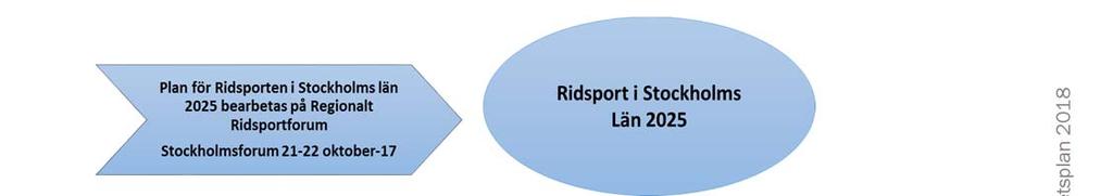 Stockholms Läns Ridsportförbund kommer tillsammans med föreningarna i Stockholm Län färdigställa handlingsplanen utifrån dessa strategier Ridsport i Stockholms län 2025.