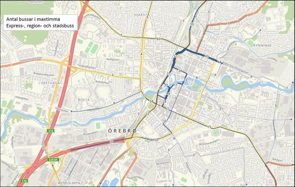 Tydligheten för resenären att veta var hon hamnar om hon kliver på en buss i BRT-systemet minskar om det även finns vanliga bussar som kör till andra delar av staden.